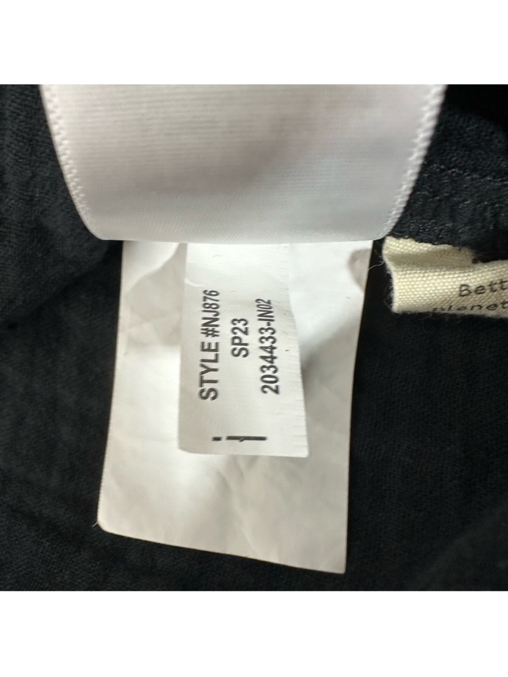 BOGO Madewell Black Crinkle Cotton Cover-Up Button Down Shirtdress - Picture 10 of 10